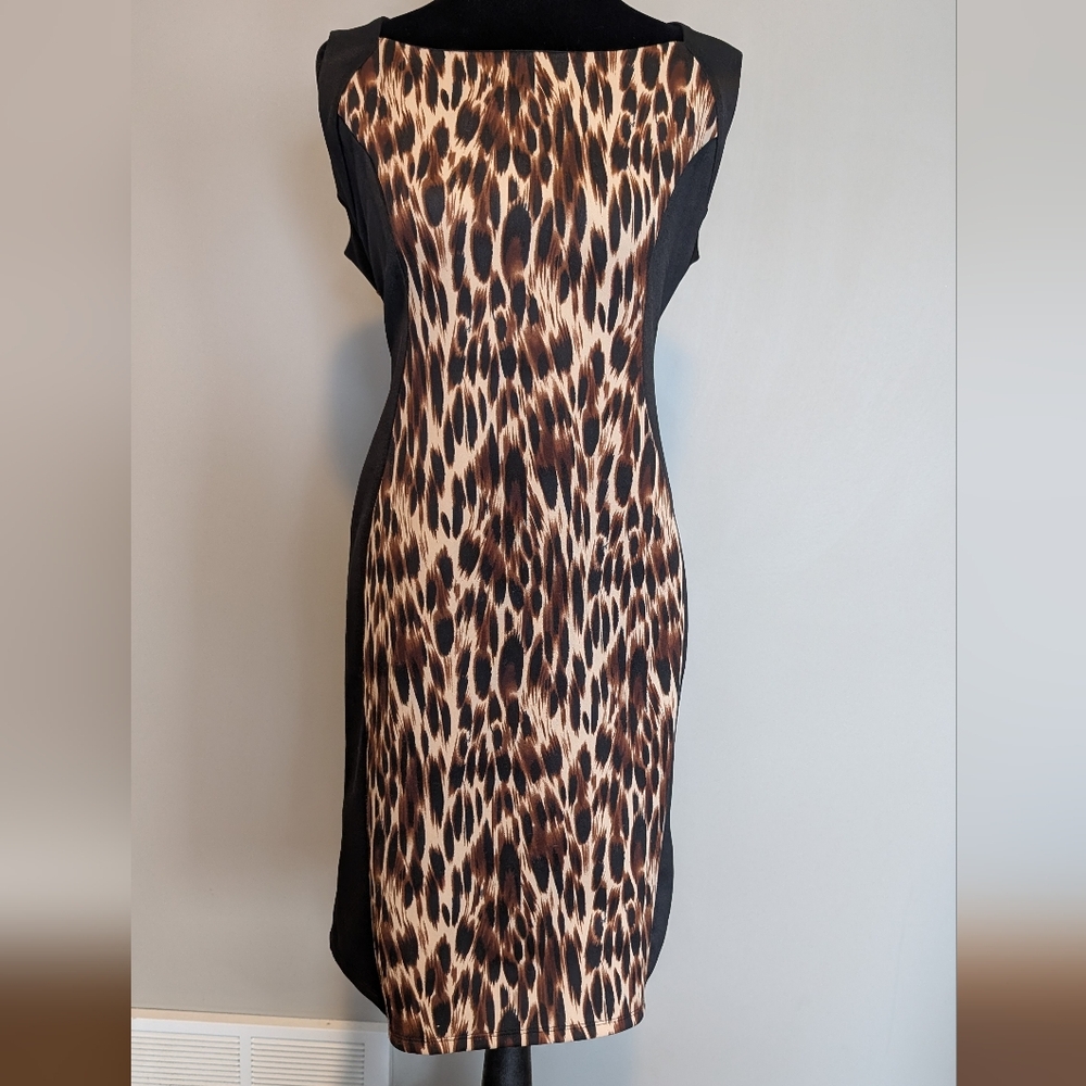Jessica Animal Print Midi Dress